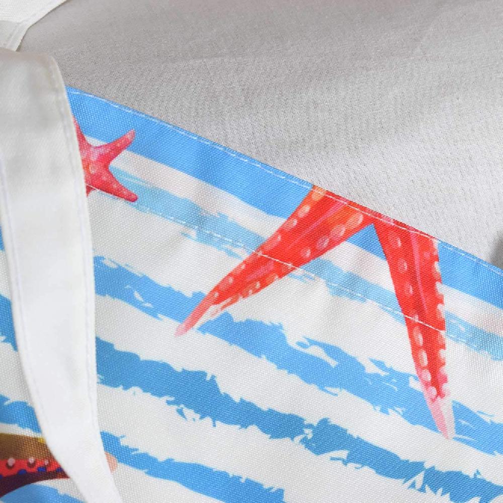 Nacnic Bolsa Tote De Tela | Diseño Estrellas De Mar | Bolso Con Asas Largas Multiusos Reutilizable Y Ecológico