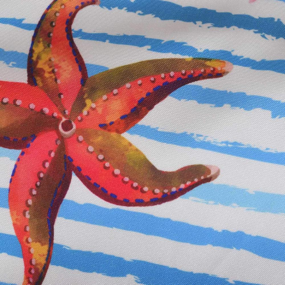 Nacnic Bolsa Tote De Tela | Diseño Estrellas De Mar | Bolso Con Asas Largas Multiusos Reutilizable Y Ecológico