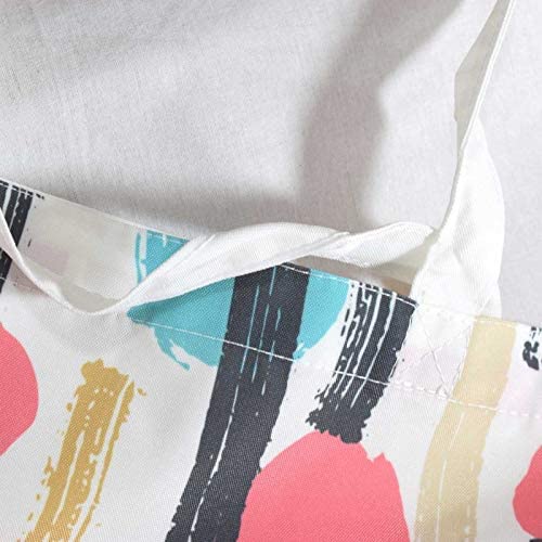 Nacnic Bolsa Tote De Tela | Diseño Piruletas Fucsias Y Azules | Tote Bag Con Asas Largas Multiusos Reutilizable Y Ecológica