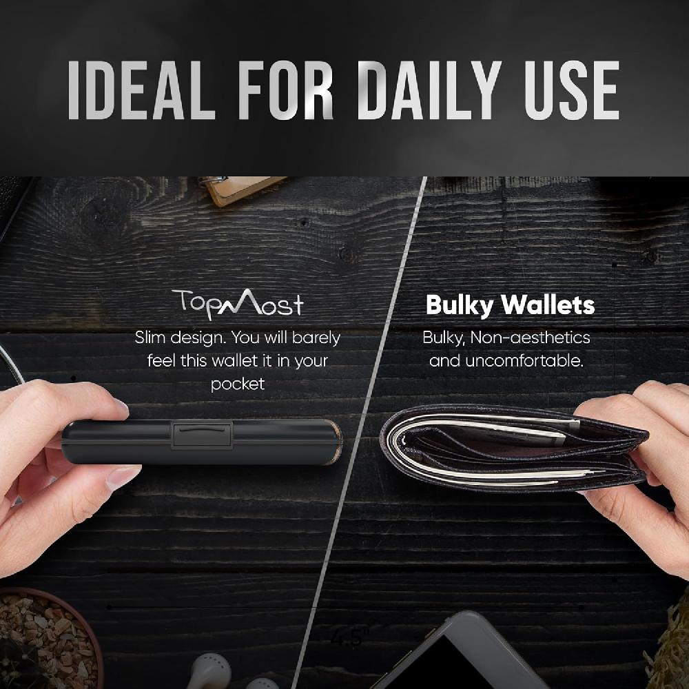 Nacnic Cartera De Aluminio Con Bloqueo RFID Para Tarjetas De Crédito Para Hombres Y Mujeres Ranuras Para 12 Tarjetas Y Billetes Orquídea S Tarjetero Y Billetes