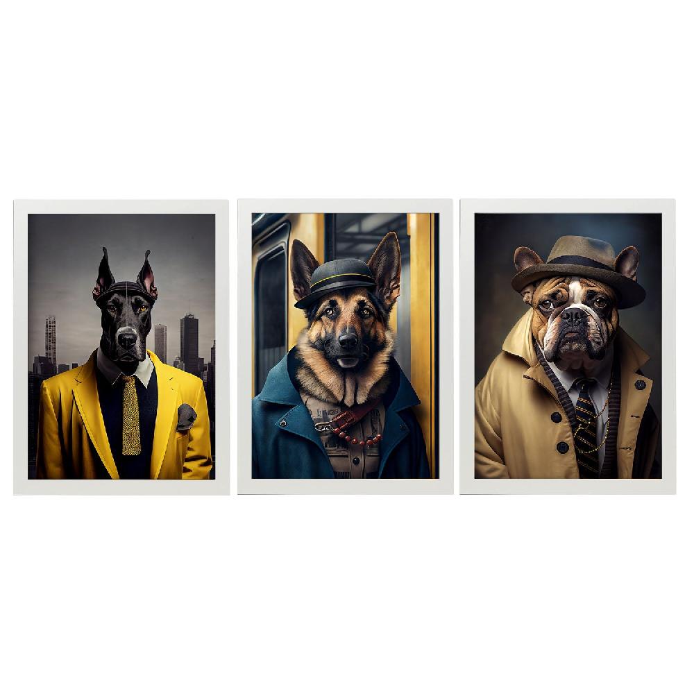 Nacnic Colección De Láminas De Animales Vestidos En Estilo Humano