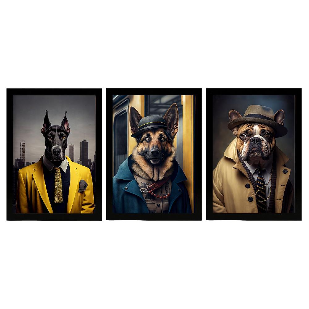 nacnic Colección de Láminas de Animales Vestidos en Estilo Humano