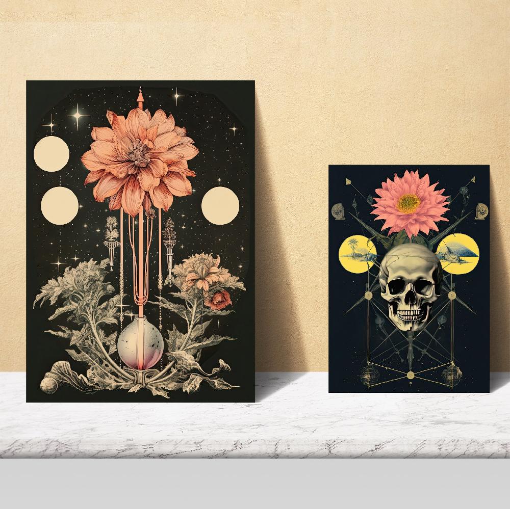 Nacnic Collage Ilustración Surrealista Estilo Esoterico Mistico