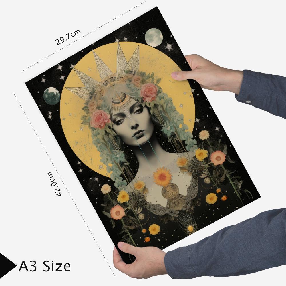 Nacnic Collage Ilustración Surrealista Estilo Esoterico Mistico