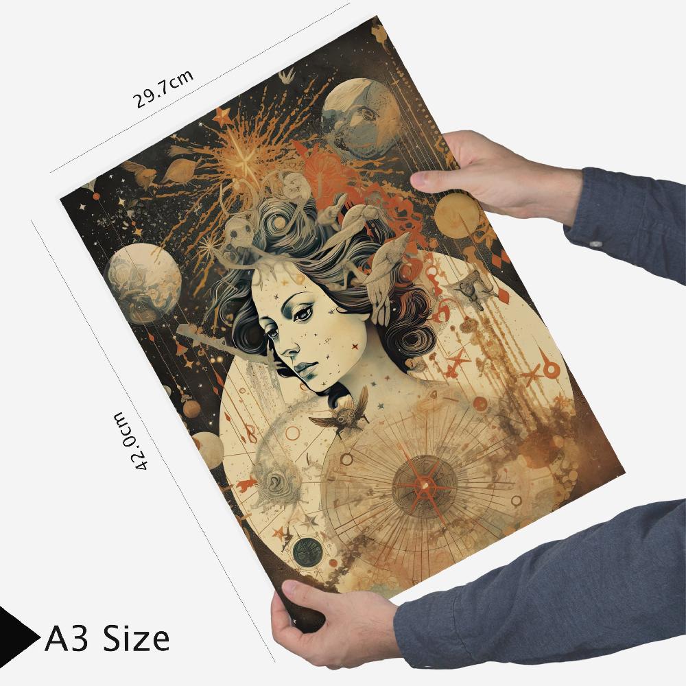 Nacnic Collage Surrealista Estilo Esoterico Femenino Y Mistico