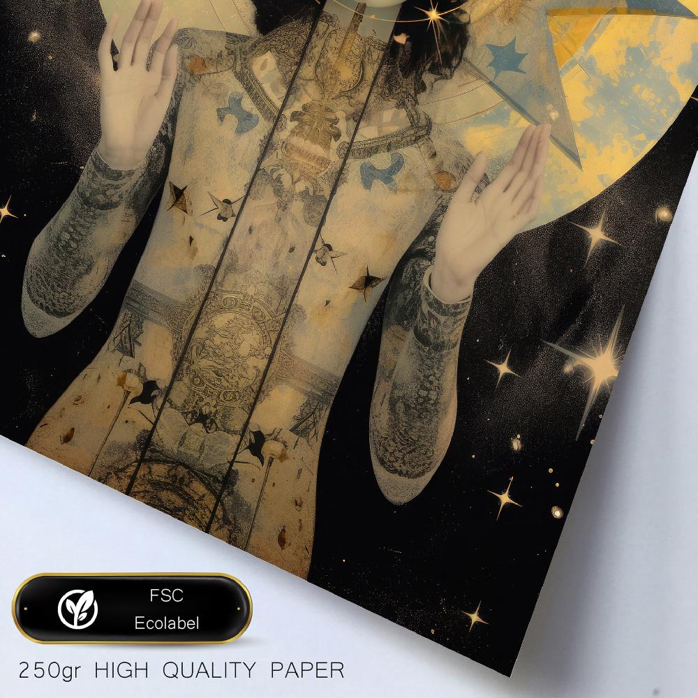 Nacnic Collage Surrealista Estilo Esoterico Mistico Estelar