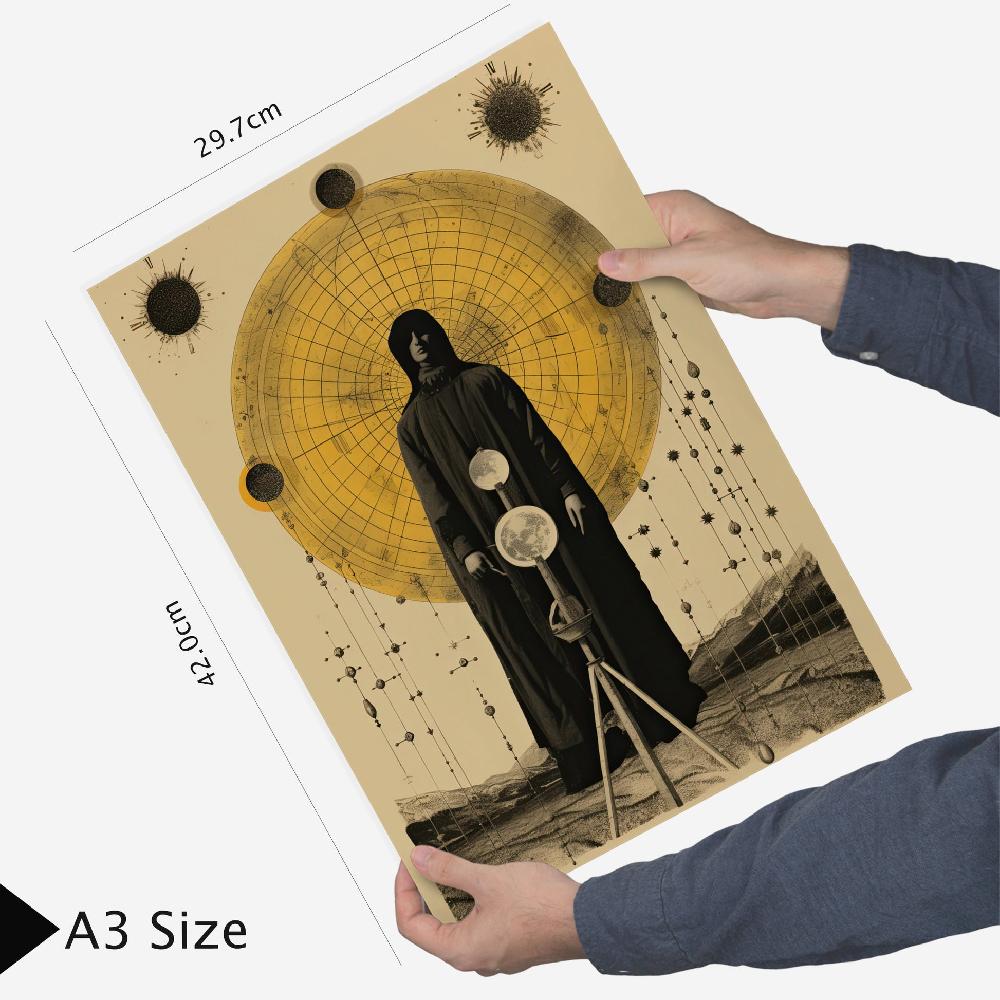 Nacnic Collage Surrealista Estilo Esoterico Mistico Estelar