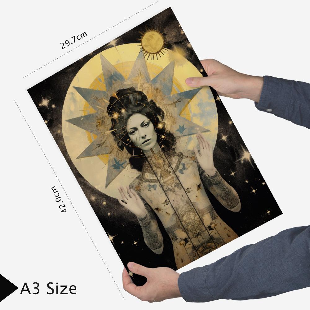 Nacnic Collage Surrealista Estilo Esoterico Mistico Femenino