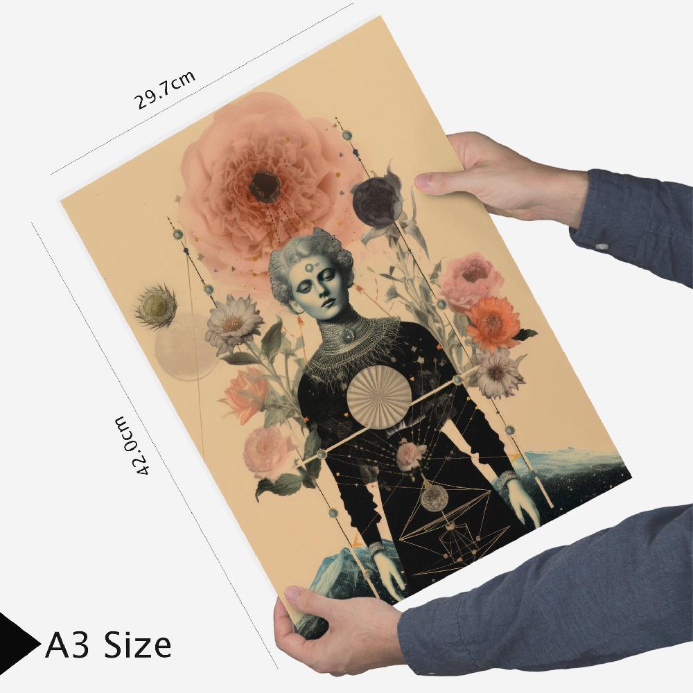 Nacnic Collage Surrealista Estilo Esoterico Mistico Tonos Pastel