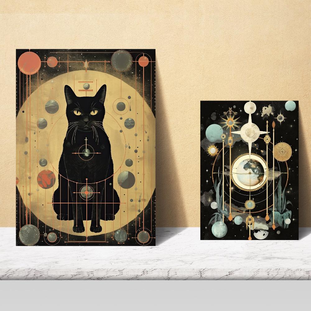 Nacnic Collage Surrealista Mujeres Estilo Esoterico Mistico