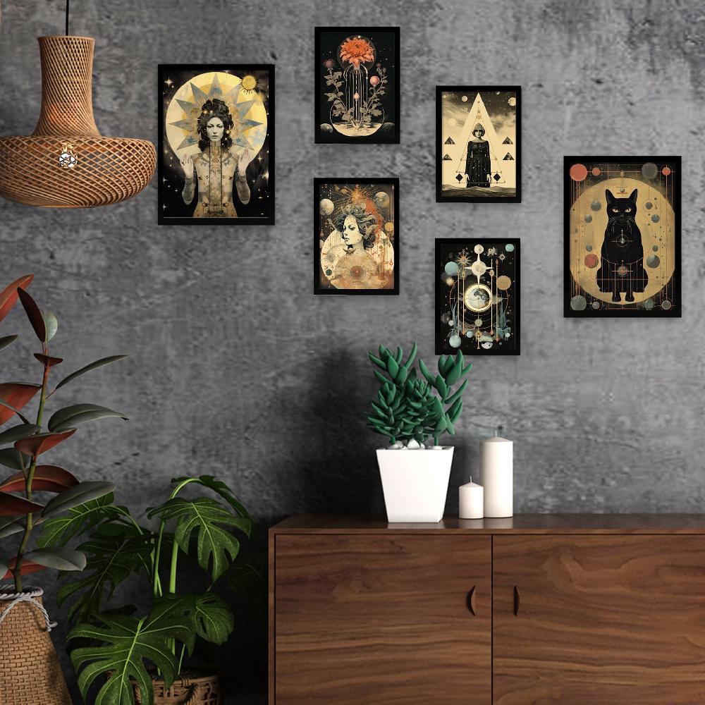 nacnic Collage surrealista mujeres estilo esoterico mistico