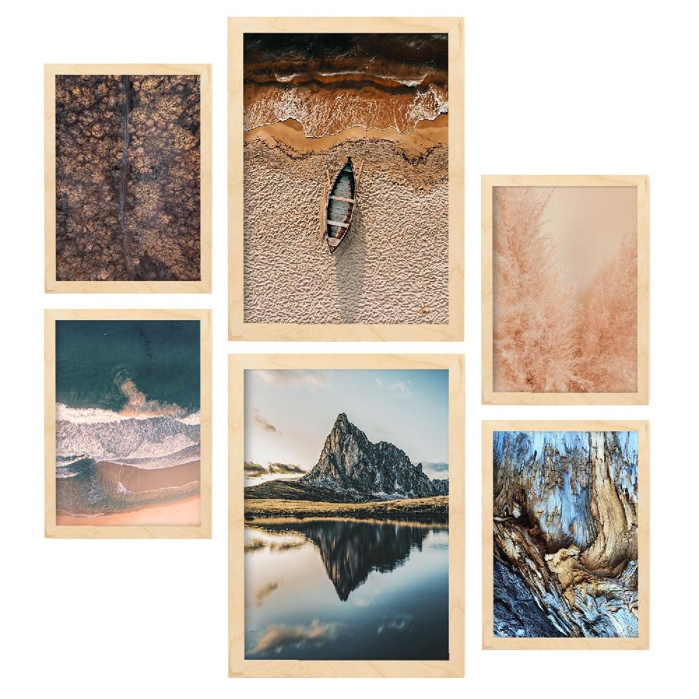 Nacnic Conjunto 6 Láminas De Paisajes Fotográficos De Croacia