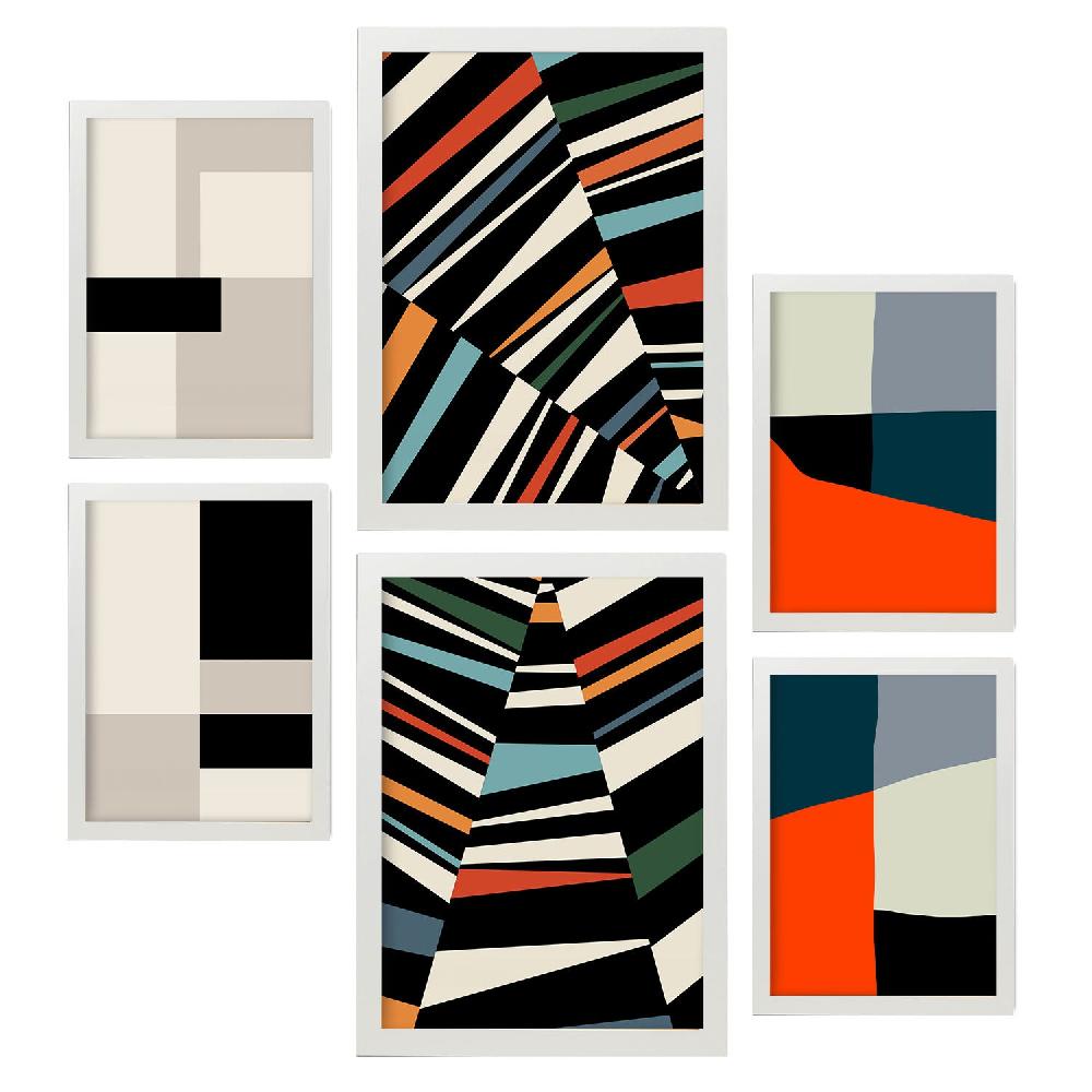 Nacnic Conjunto De 6 Láminas De Arte Pastiche Nacnic