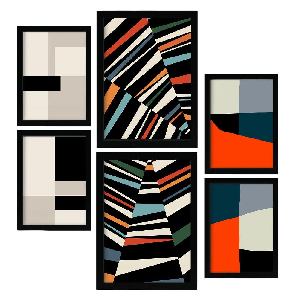 Nacnic Conjunto De 6 Láminas De Arte Pastiche Nacnic