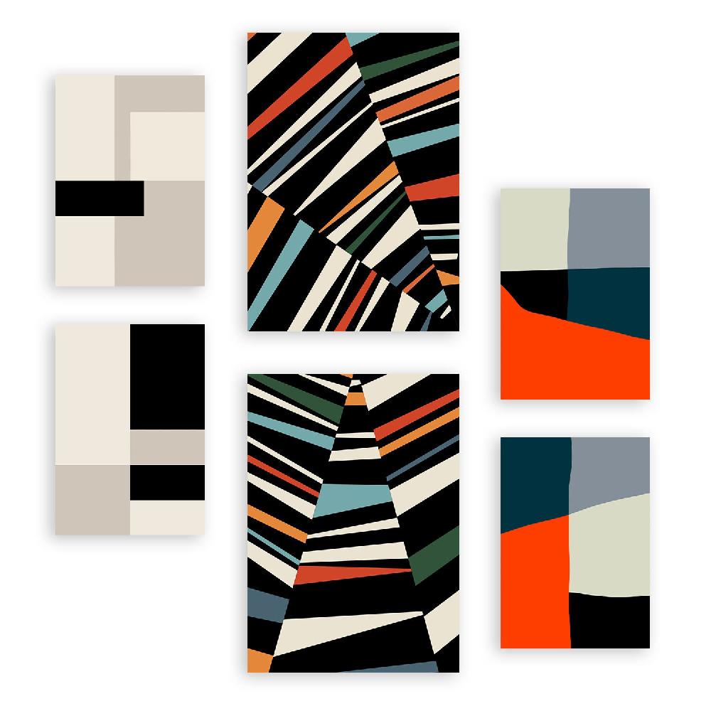 nacnic Conjunto de 6 Láminas de Arte Pastiche Nacnic