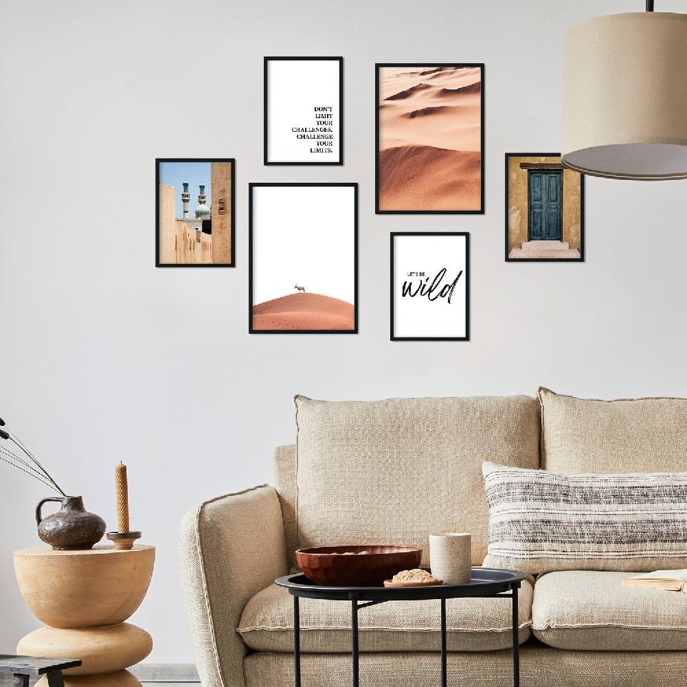 nacnic Conjunto de 6 Láminas Fotográficas del Desierto Marroquí