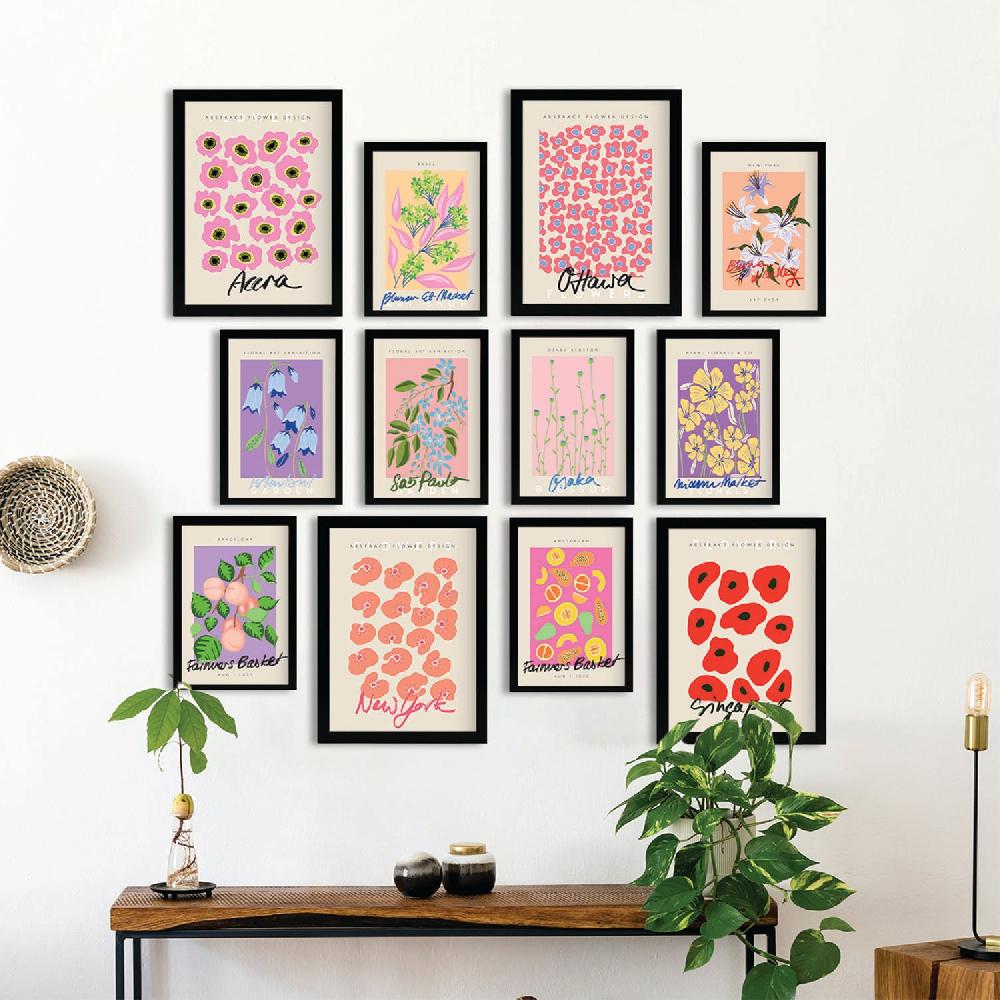 Nacnic Conjunto De Láminas Botánicas Coloridas Vibrantes