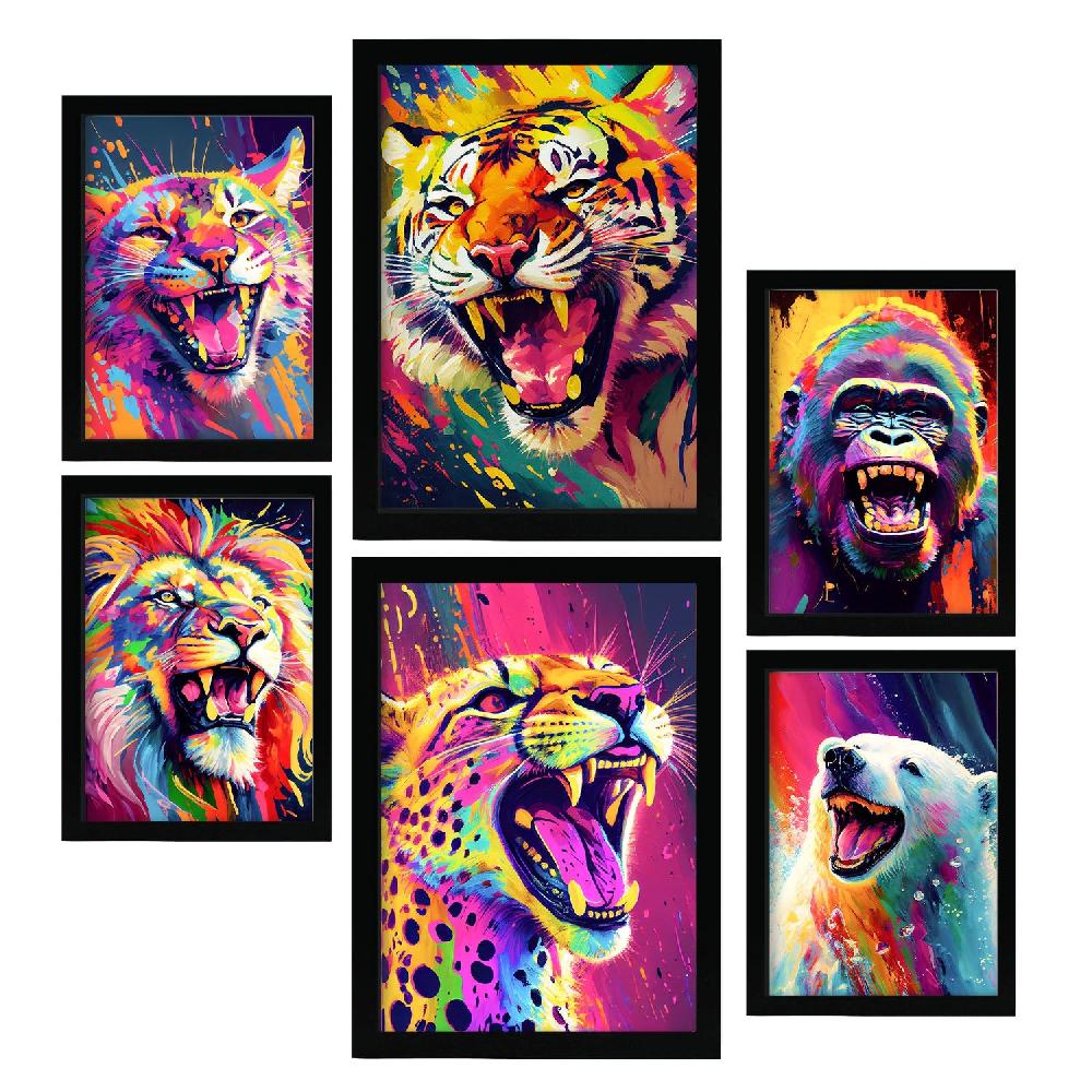 nacnic Conjunto de Láminas de Animales Abstractos Nacnic_6