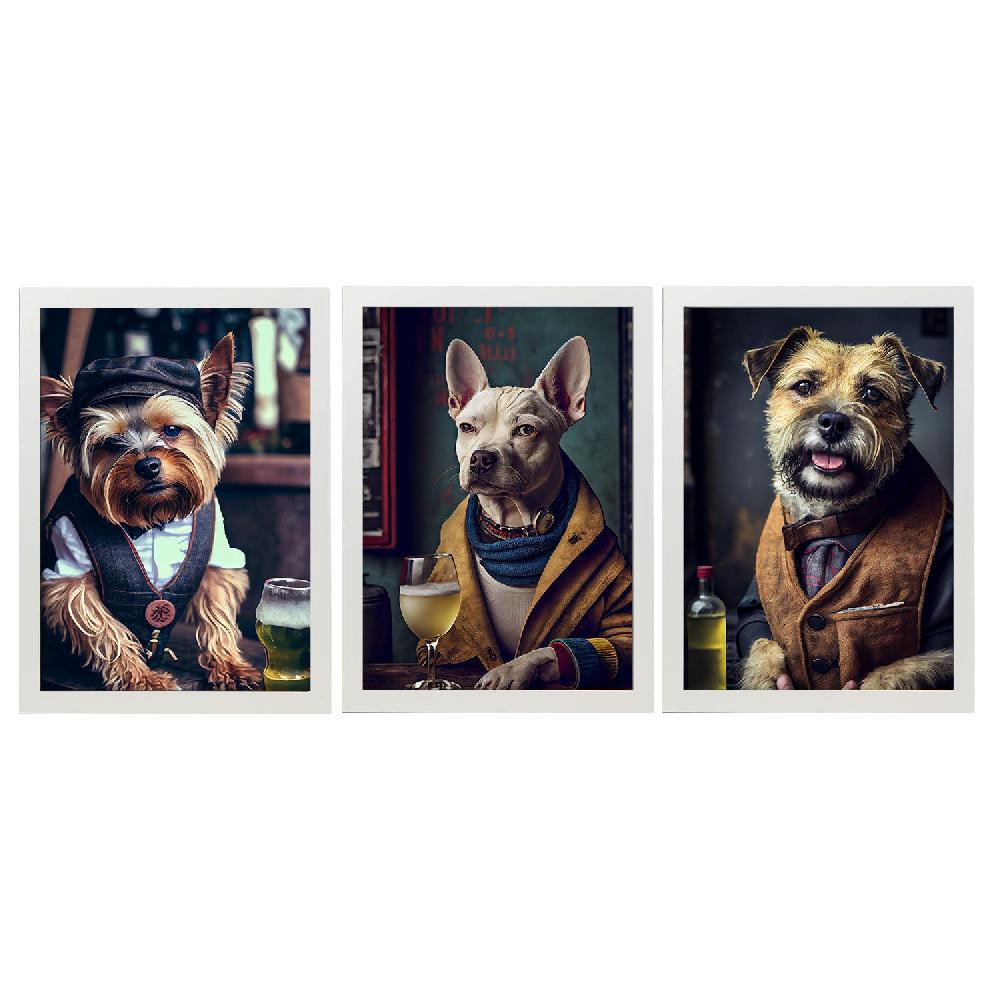 Nacnic Conjunto De Láminas De Animales Realistas Con Ropa Humana