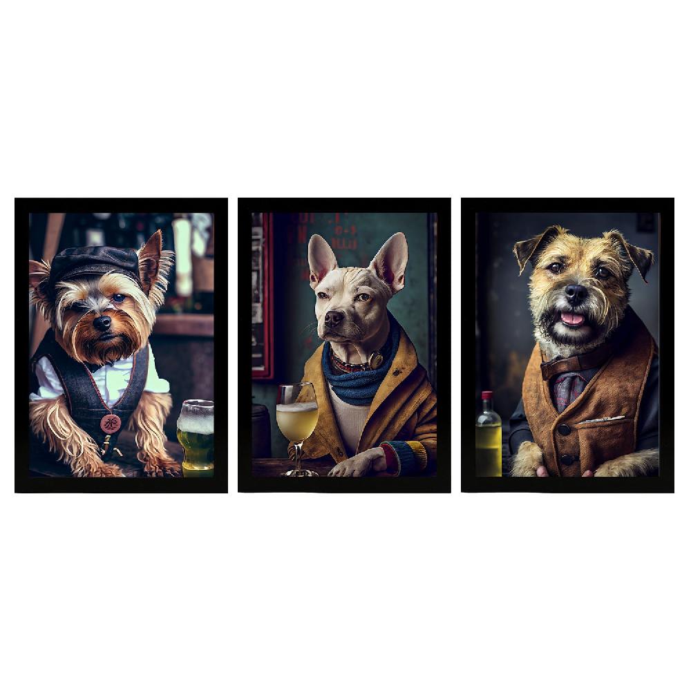 nacnic Conjunto de Láminas de Animales Realistas con Ropa Humana