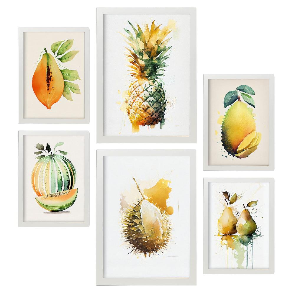 Nacnic Conjunto De Láminas De Frutas Acuarela Nacnic_07