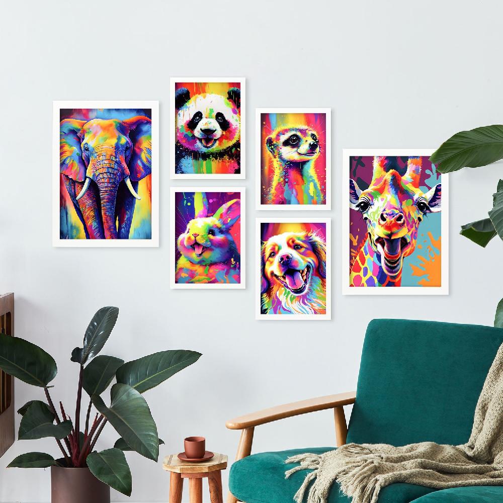 Nacnic Conjunto De Láminas Nacnic Animales Abstractos_4