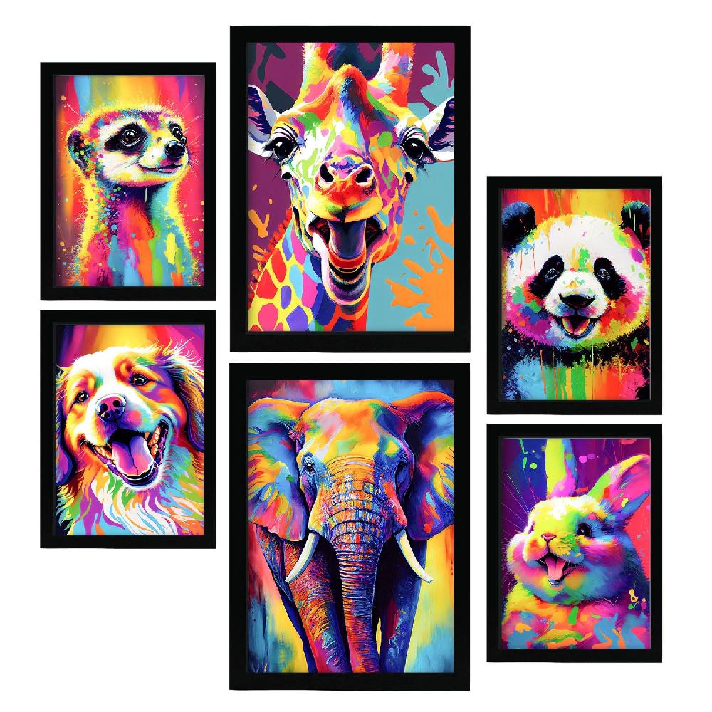 nacnic Conjunto de Láminas Nacnic Animales Abstractos_4