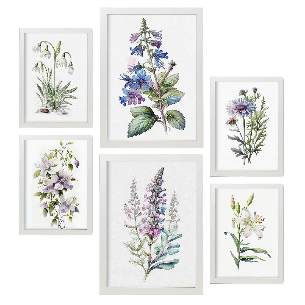 Nacnic Conjunto Lilia De Nacnic - Láminas Estéticas Para Pared