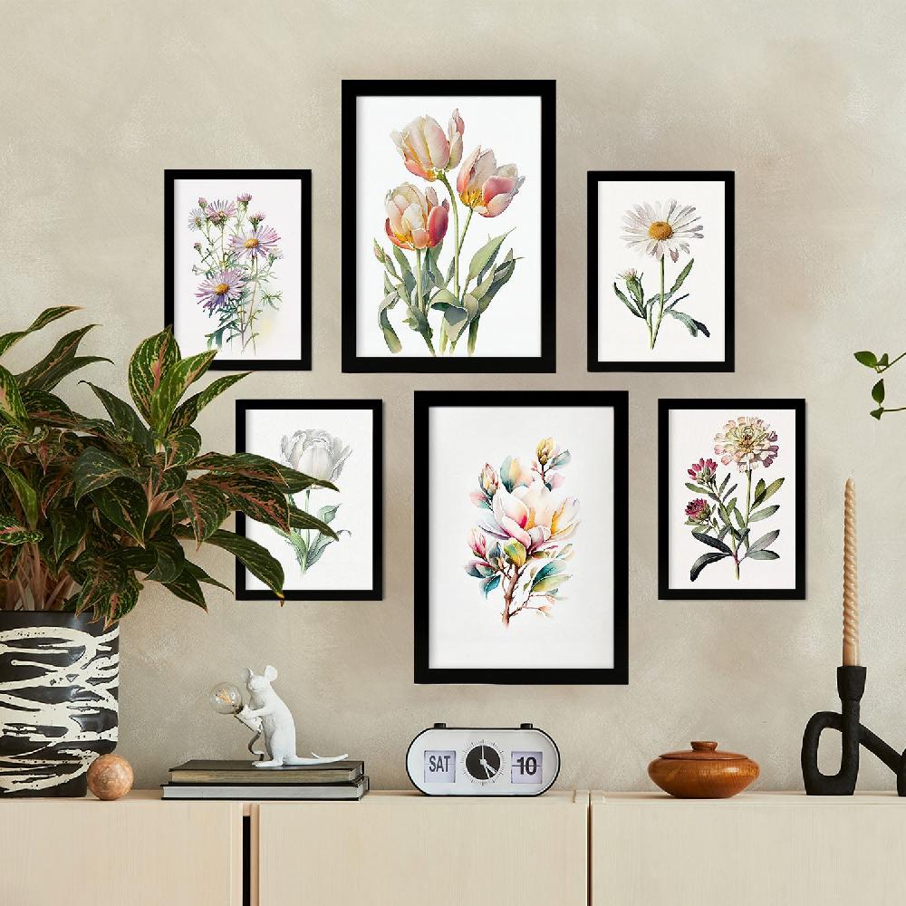 Nacnic Conjunto Nacnic Mix Pastel Láminas Estéticas Para Pared