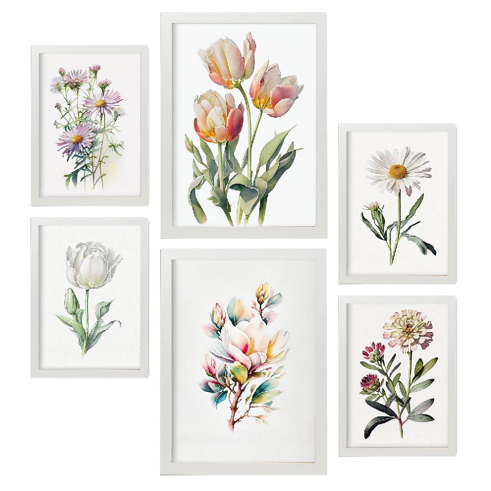 Nacnic Conjunto Nacnic Mix Pastel Láminas Estéticas Para Pared