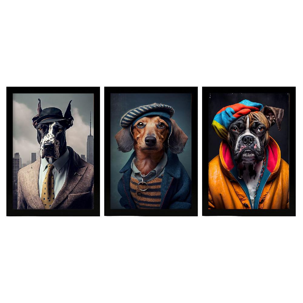 nacnic Divertidas Ilustraciones Realistas de Animales con Ropa Humana Colección de Láminas para Diseño de Interiores 21