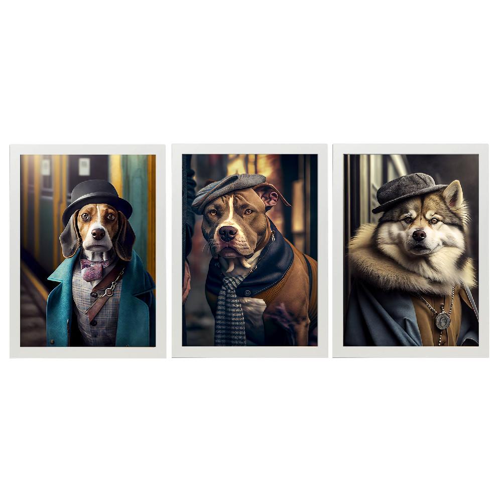 Nacnic Divertidas Ilustraciones Realistas De Animales En Ropa Humana - Colección De 15 Láminas Para Interiorismo