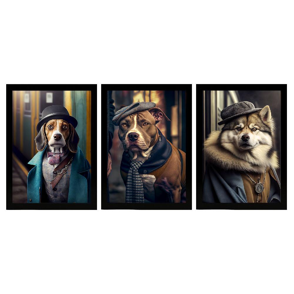 nacnic Divertidas Ilustraciones Realistas de Animales en Ropa Humana - Colección de 15 Láminas para Interiorismo