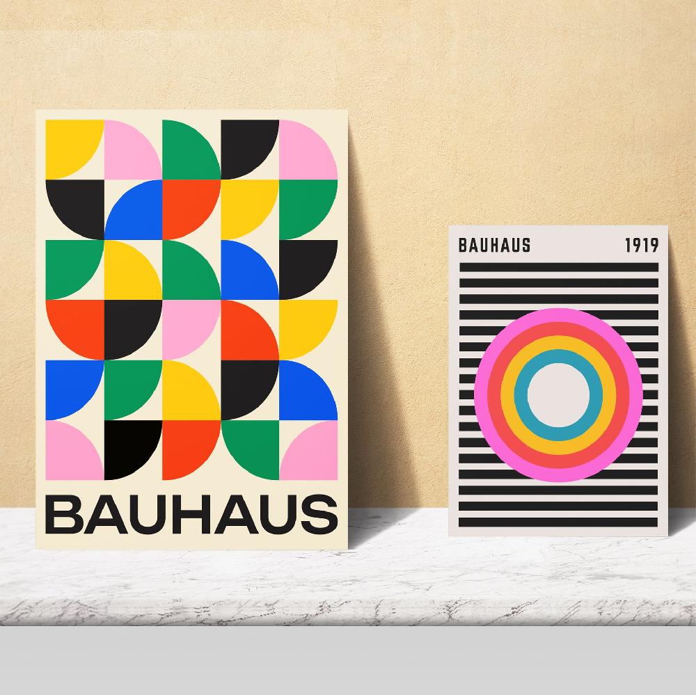Nacnic Formas Geometricas Bauhaus Colores Viibrantes