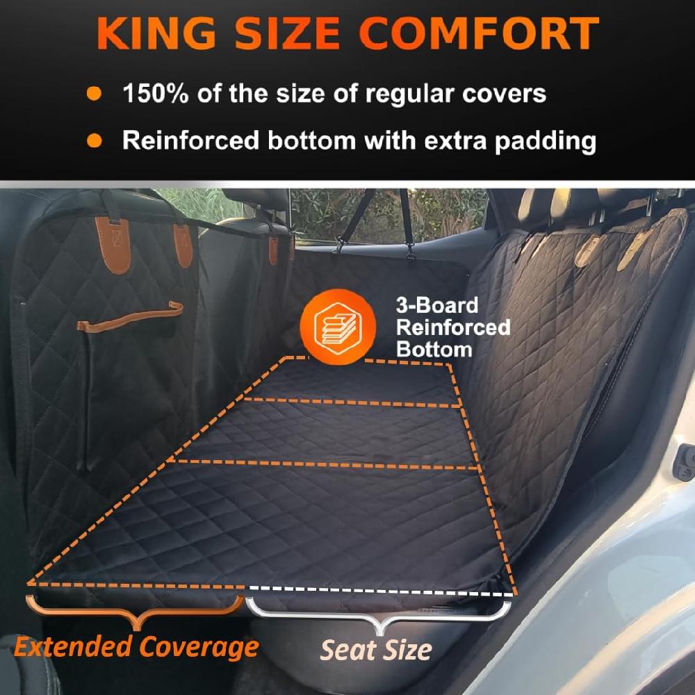 Nacnic Funda Para Asiento Trasero De Coche Con Protección Completa TrioGato