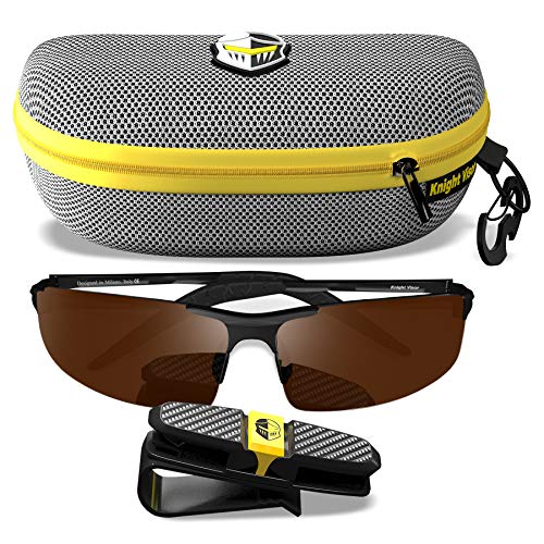 nacnic Gafas de Sol Deportivas Polarizadas BLUPOND KNIGHT VISOR para Pesca Conducción y Caza