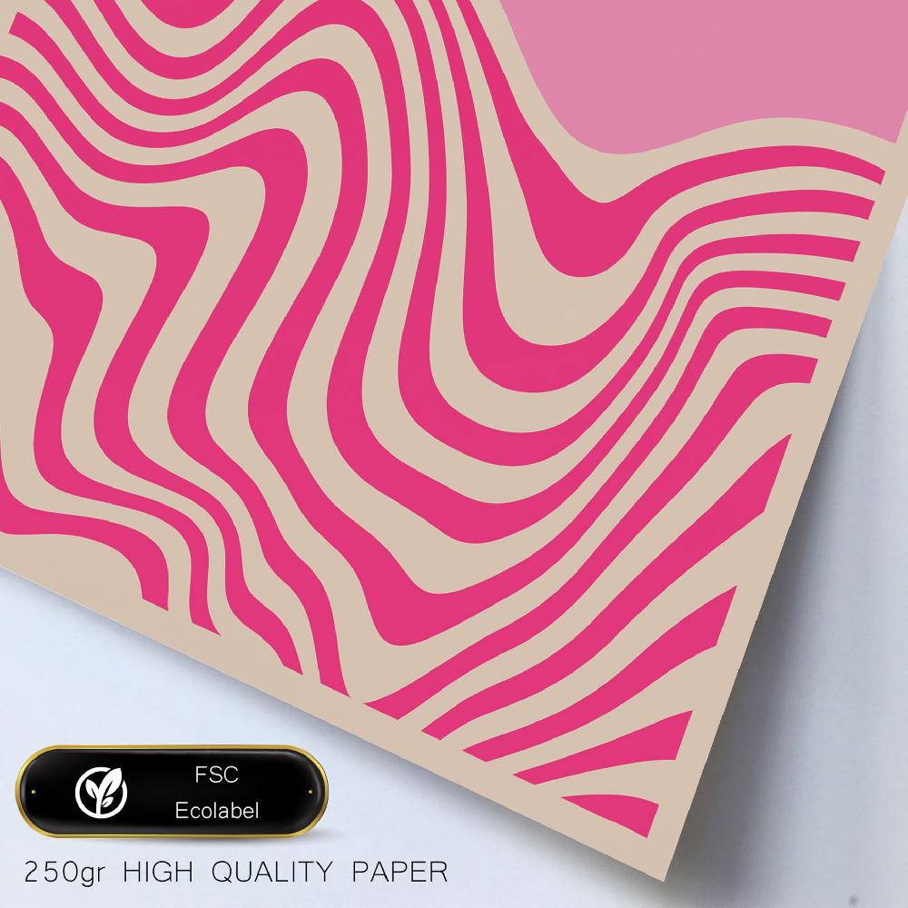 Nacnic Geometrico Bauhaus Colores Viibrantes Rosa Fucsia