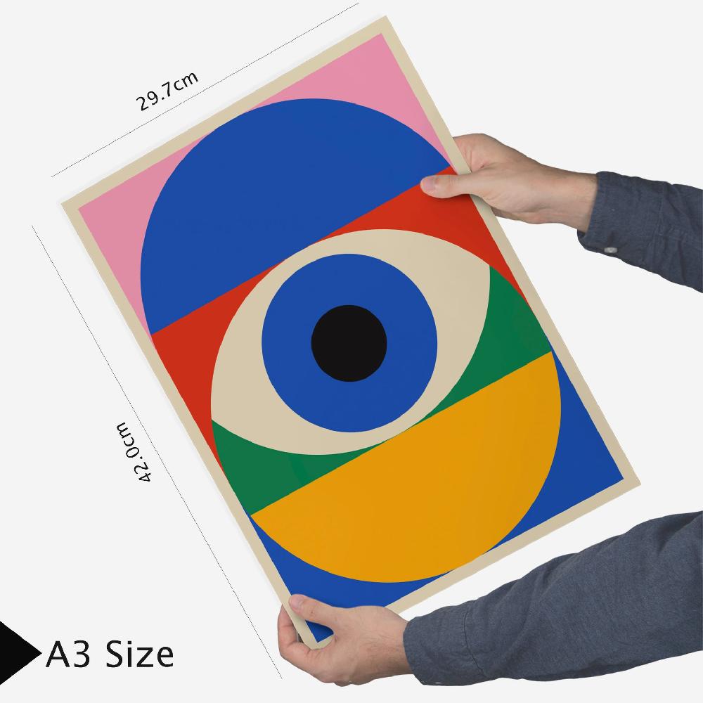 Nacnic Geometrico Bauhaus Colores Viibrantes Y Ojos