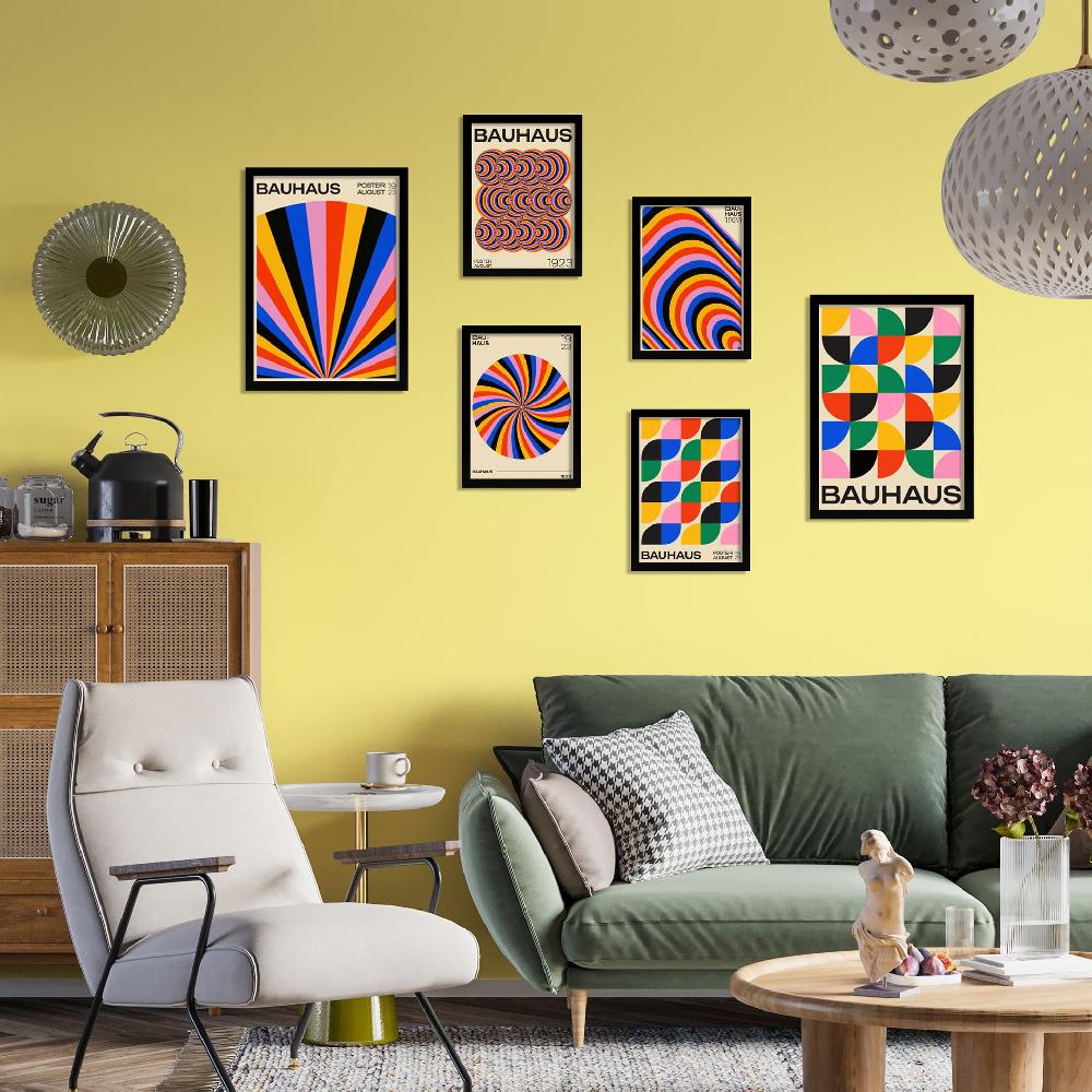 nacnic Geometrico Bauhaus colores y formas vibrantes