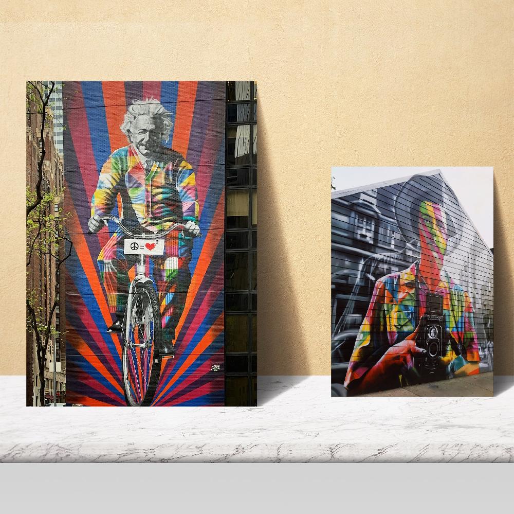 Nacnic Graffiti Arte Callejero Colorido. Frida Einstein Teresa Jackson