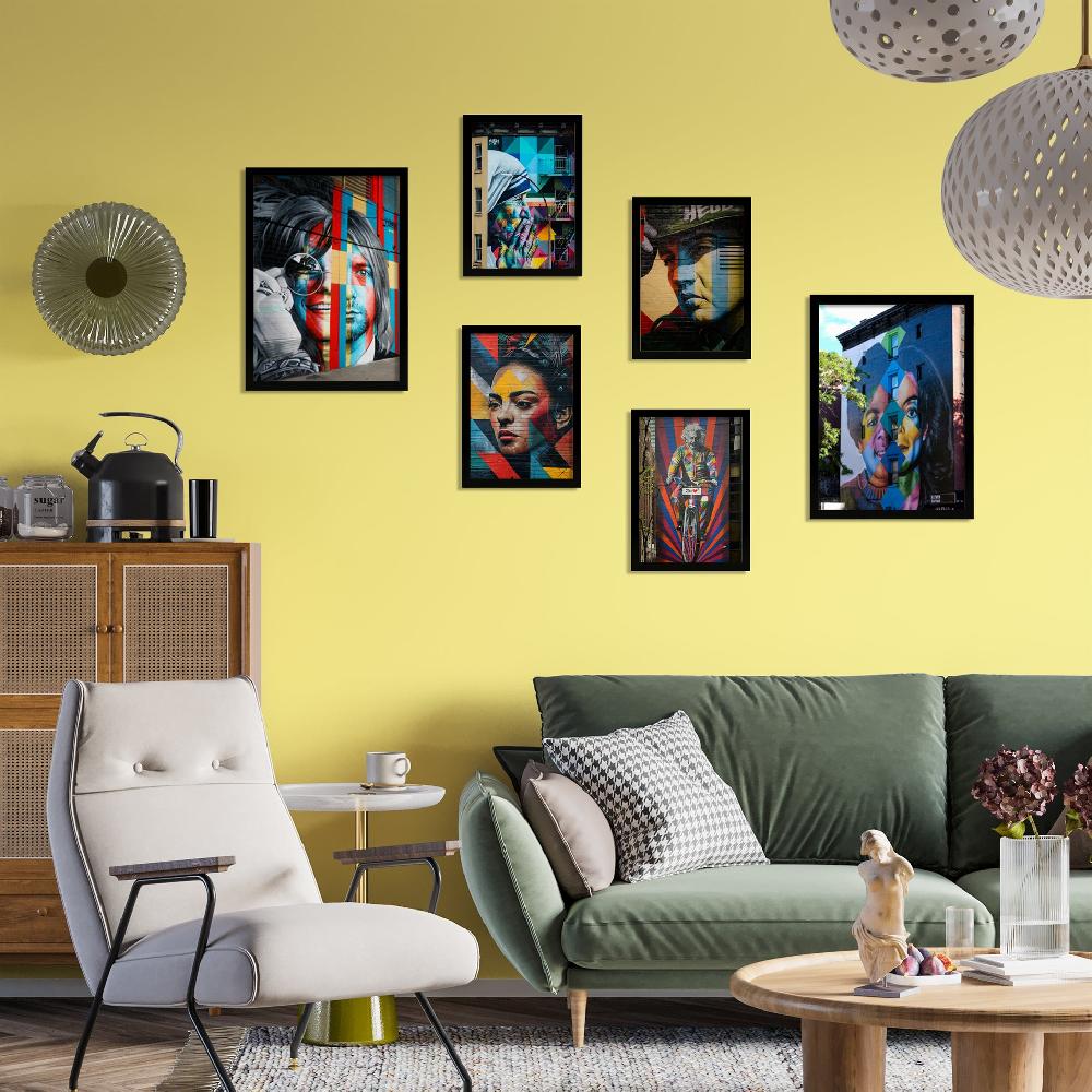 nacnic Graffiti arte callejero NIrvana Jopplin Frida Presley