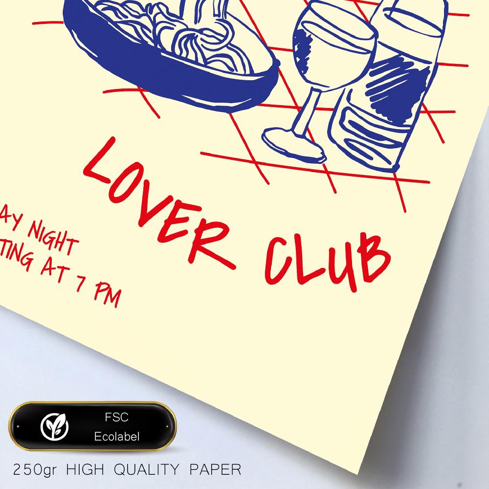 Nacnic Ilustraciones De Alimentos Y Comida Estilo Pop Art Amarillo