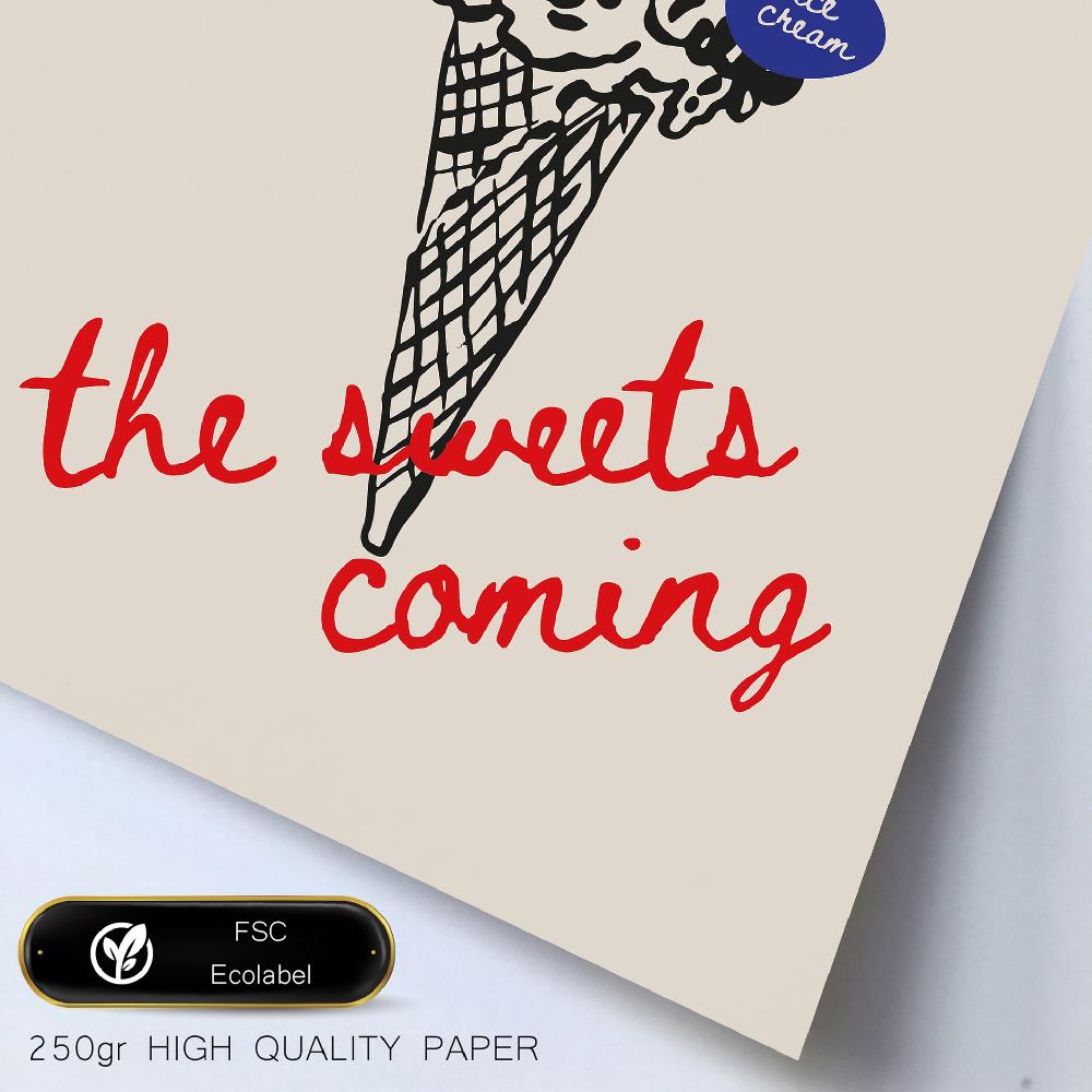 Nacnic Ilustraciones De Alimentos Y Comida Estilo Pop Art Tonos Pastel