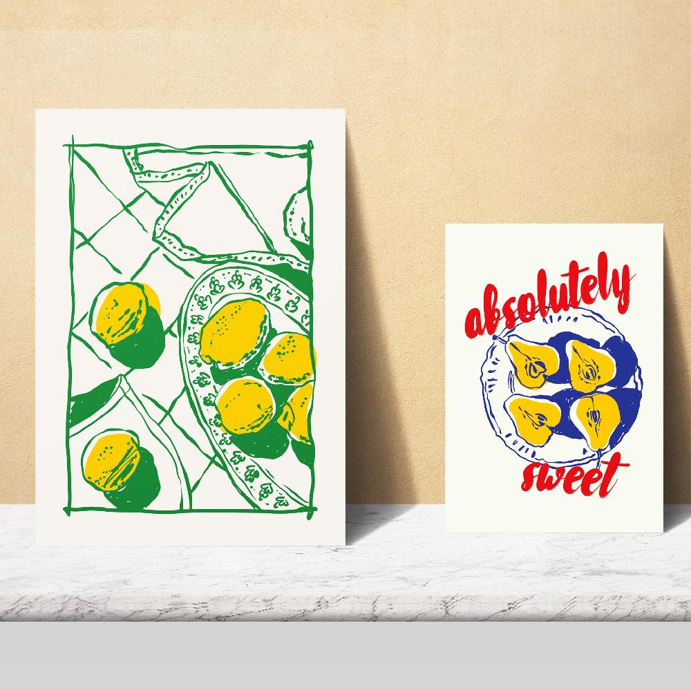 Nacnic Ilustraciones De Alimentos Y Comida Mediterranea