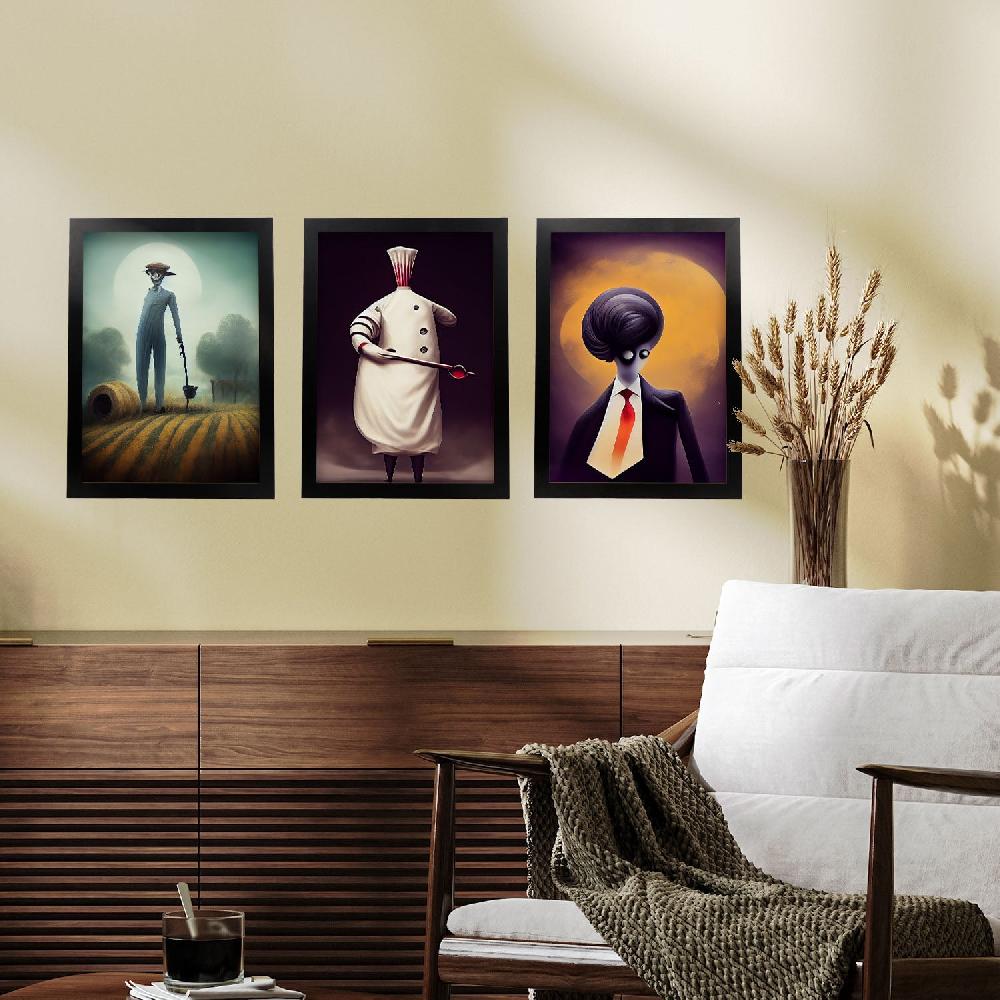 Nacnic Ilustraciones De Animales Estilo Burton Y Láminas De Arte Oscuro Y Gótico Para Interiorismo Y Decoración Colección 30