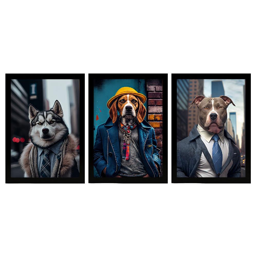 nacnic Ilustraciones Divertidas de Animales con Ropa Humana Colección de 16 Láminas