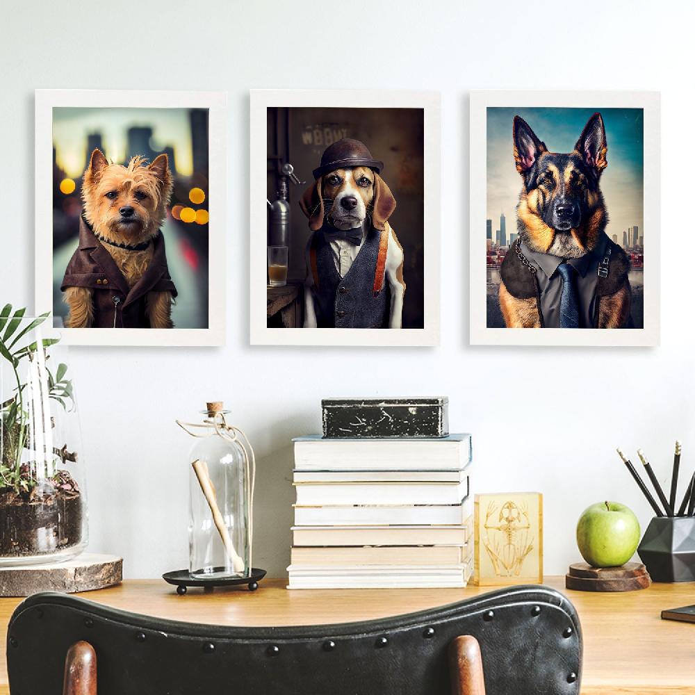 Nacnic Ilustraciones Divertidas De Animales En Ropa Humana Colección 1 Laminas