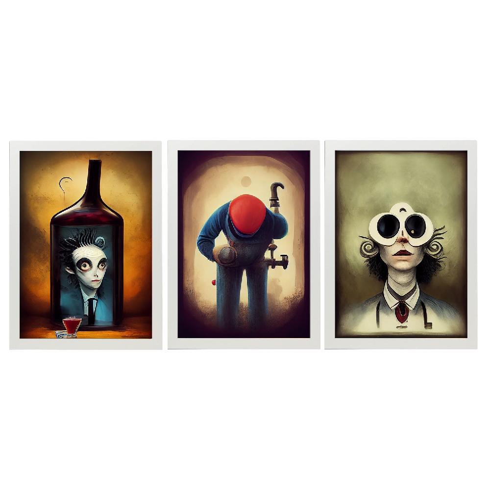 Nacnic Ilustraciones Y Láminas De Animales Al Estilo Burton Colección 29