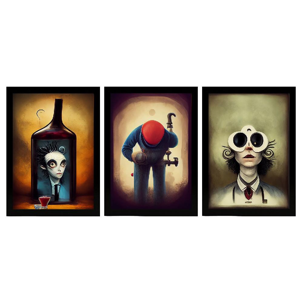 nacnic Ilustraciones y Láminas de Animales al Estilo Burton Colección 29