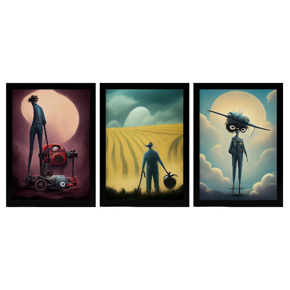 nacnic Ilustraciones y Láminas de Animales al Estilo Burton Colección 23